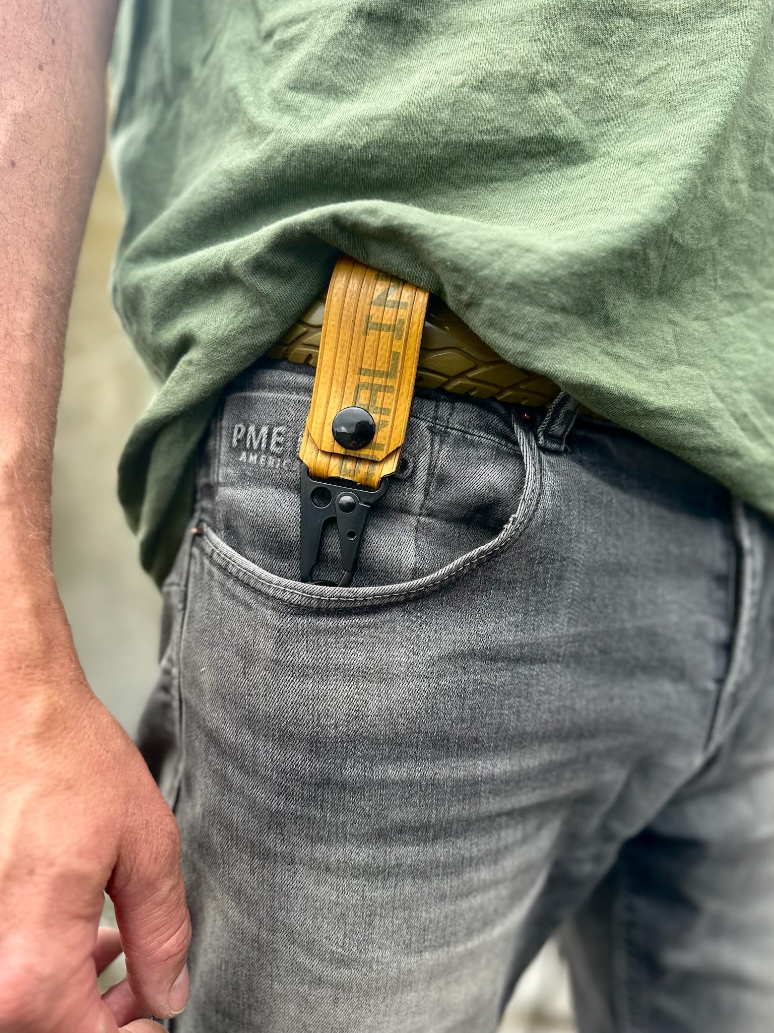 Wasted Fire keychain - Yellow