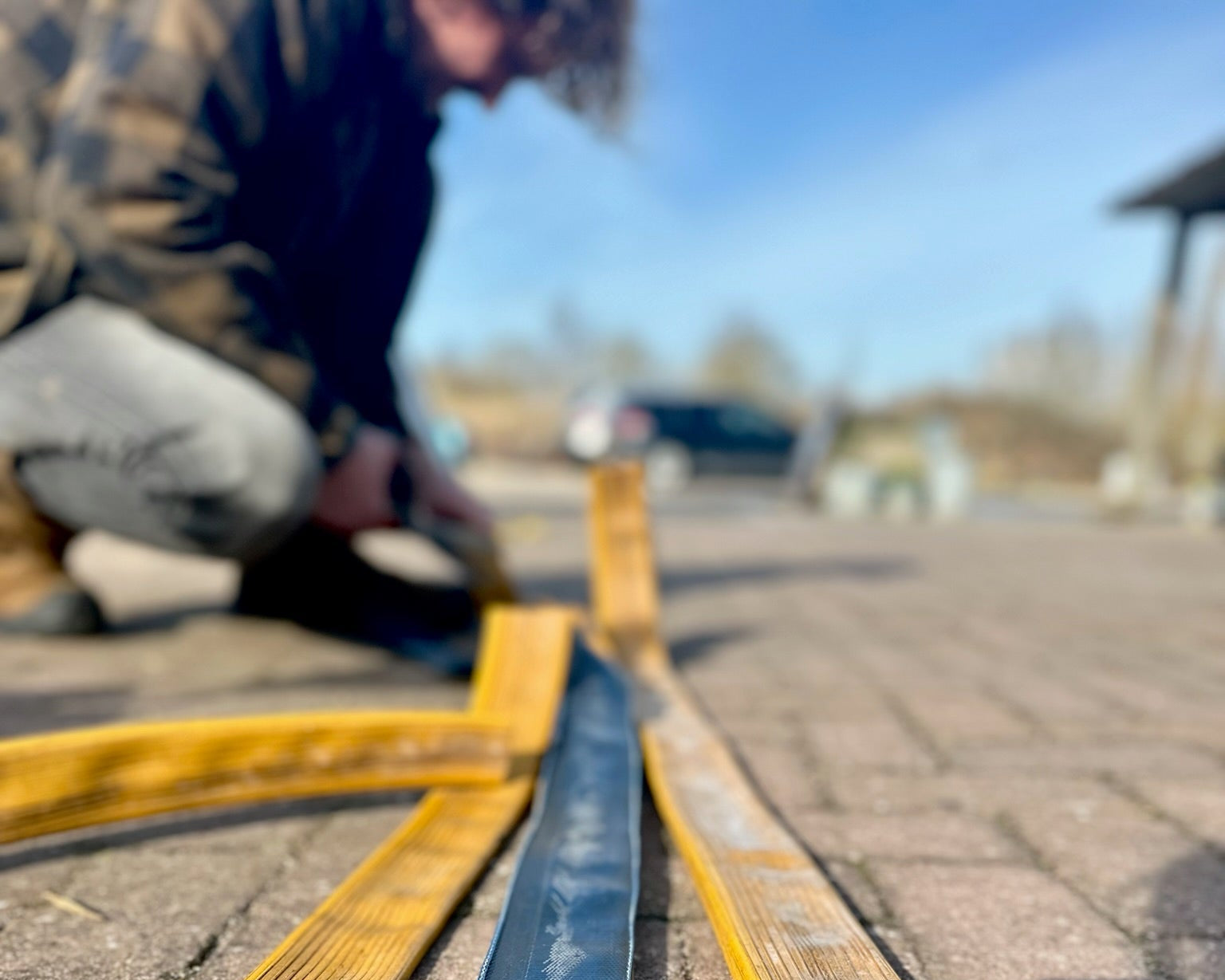 Recyclen brandweerslang door Vuigmakers